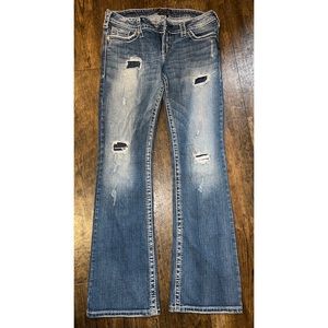 Mens Silver Jeans size W30/L33